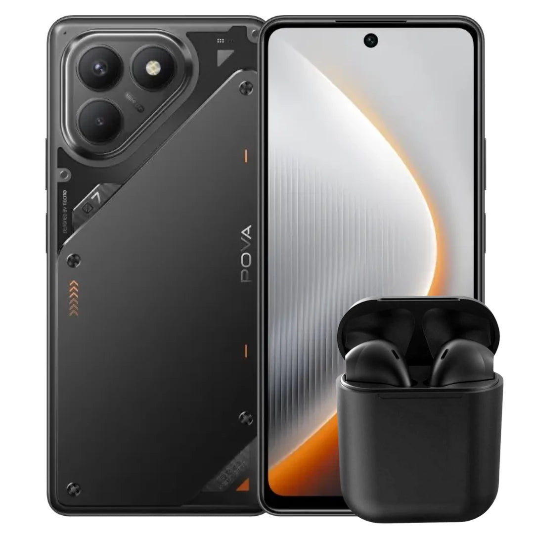 TECNO POVA 7 256GB | 8GB RAM + AUDÍFONOS INALÁMBRICOS INPODS