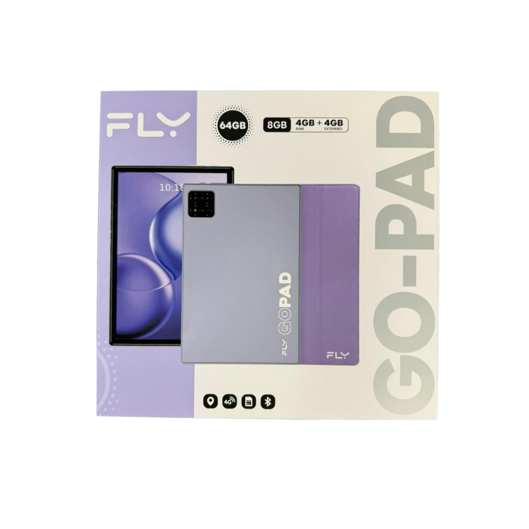 TABLET FLY GO PAD 64GB 4GB RAM + 4GB EXTEND LILA