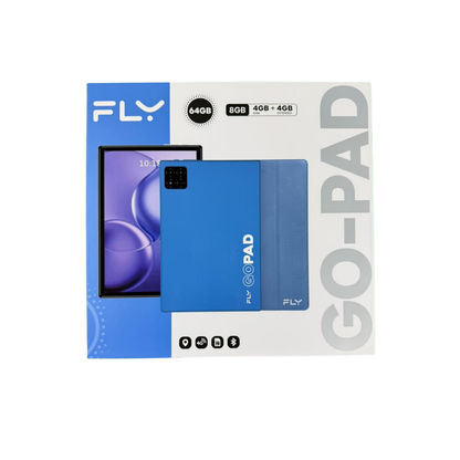TABLET FLY GO PAD 64GB 4GB RAM + 4GB EXTEND AZUL