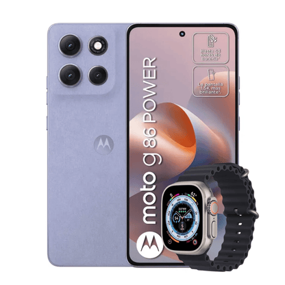 MOTOROLA MOTO G86 POWER 256GB 8GB RAM + RELOJ SMART WATCH