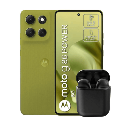 MOTOROLA MOTO G86 POWER 256GB 8GB RAM + AUDÍFONOS INALÁMBRICOS INPODS