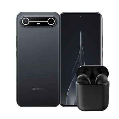 TECNO POVA SLIM 5G 265GB 8GB RAM + AUDÍFONOS INALÁMBRICOS INPODS