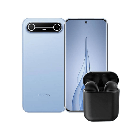 TECNO POVA SLIM 5G 265GB 8GB RAM + AUDÍFONOS INALÁMBRICOS INPODS