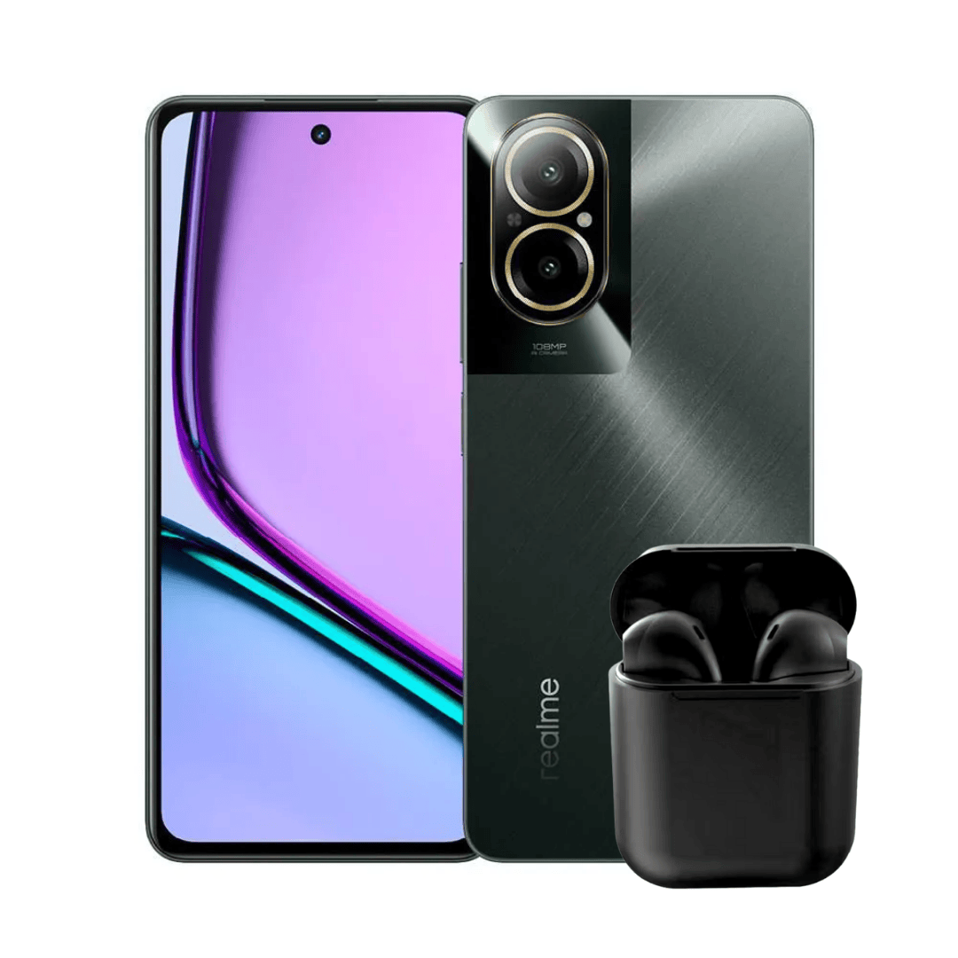 REALME C67 256GB 8GB RAM NEGRO + AUDÍFONOS INALÁMBRICOS INPODS