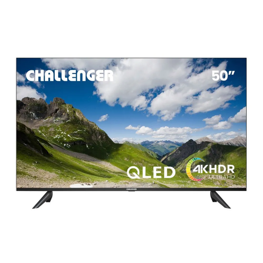 TELEVISOR CHALLENGER 50" 4KHDR QLED GOOGLE TV