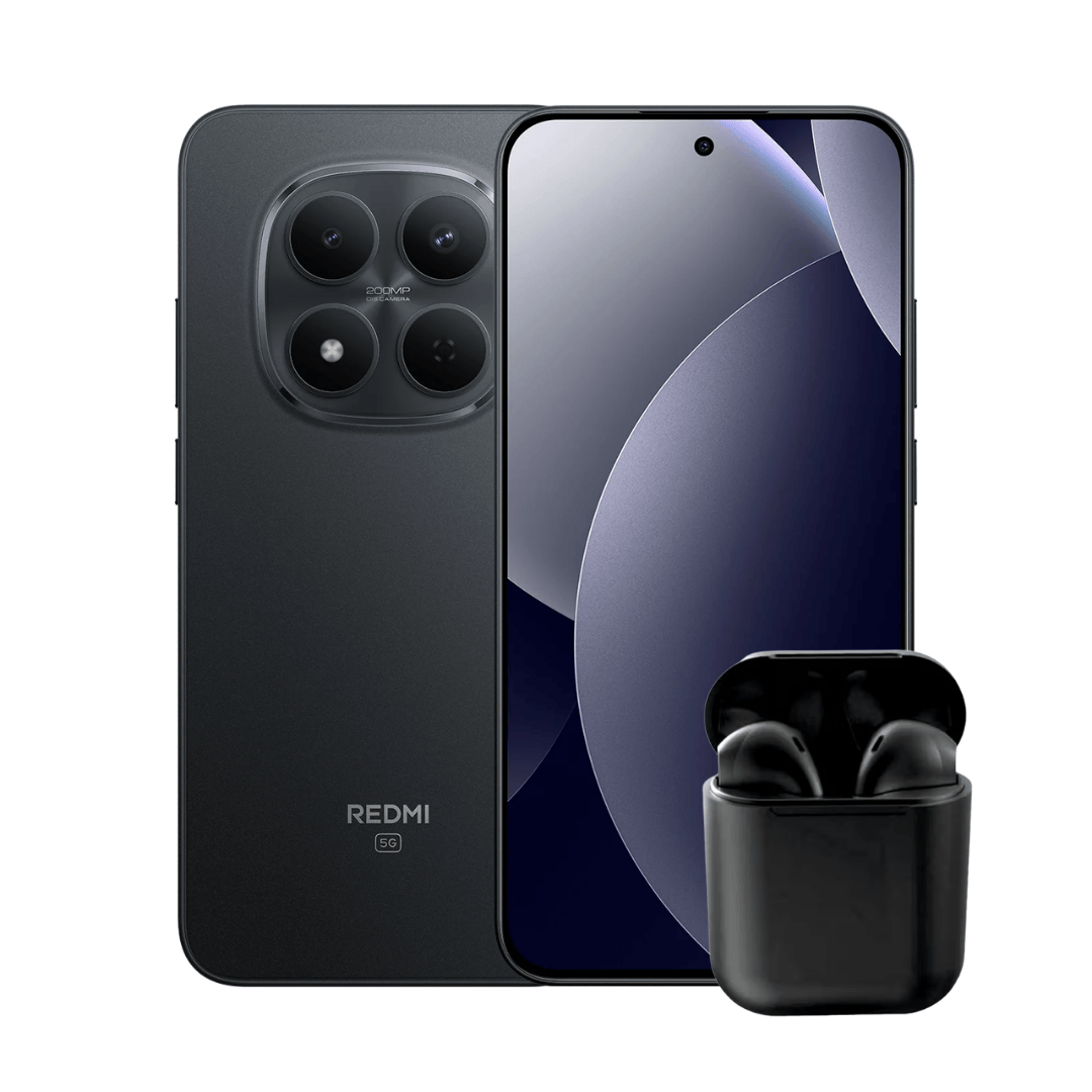 XIAOMI REDMI NOTE 15 PRO PLUS 5G 512GB 12GB RAM NEGRO + AUDÍFONOS INALÁMBRICOS INPODS