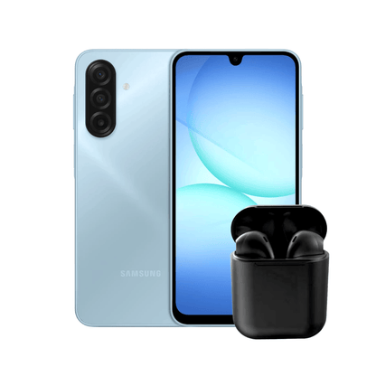 SAMSUNG GALAXY  A17 128GB 4GB + AUDÍFONOS INALÁMBRICOS INPODS