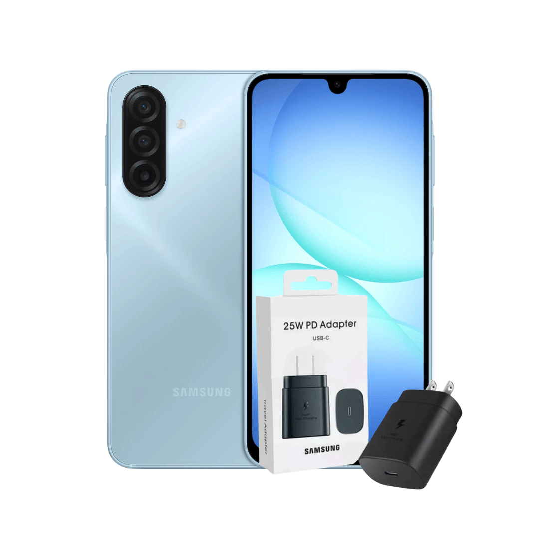 SAMSUNG GALAXY  A17 128GB 4GB + ADAPTADOR SAMSUNG ORIGINAL 25W