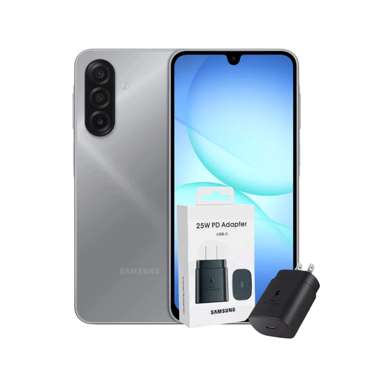 SAMSUNG GALAXY  A17 128GB 4GB + ADAPTADOR SAMSUNG ORIGINAL 25W