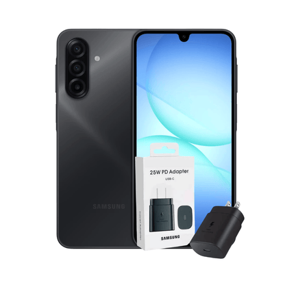 SAMSUNG GALAXY  A17 128GB 4GB + ADAPTADOR SAMSUNG ORIGINAL 25W