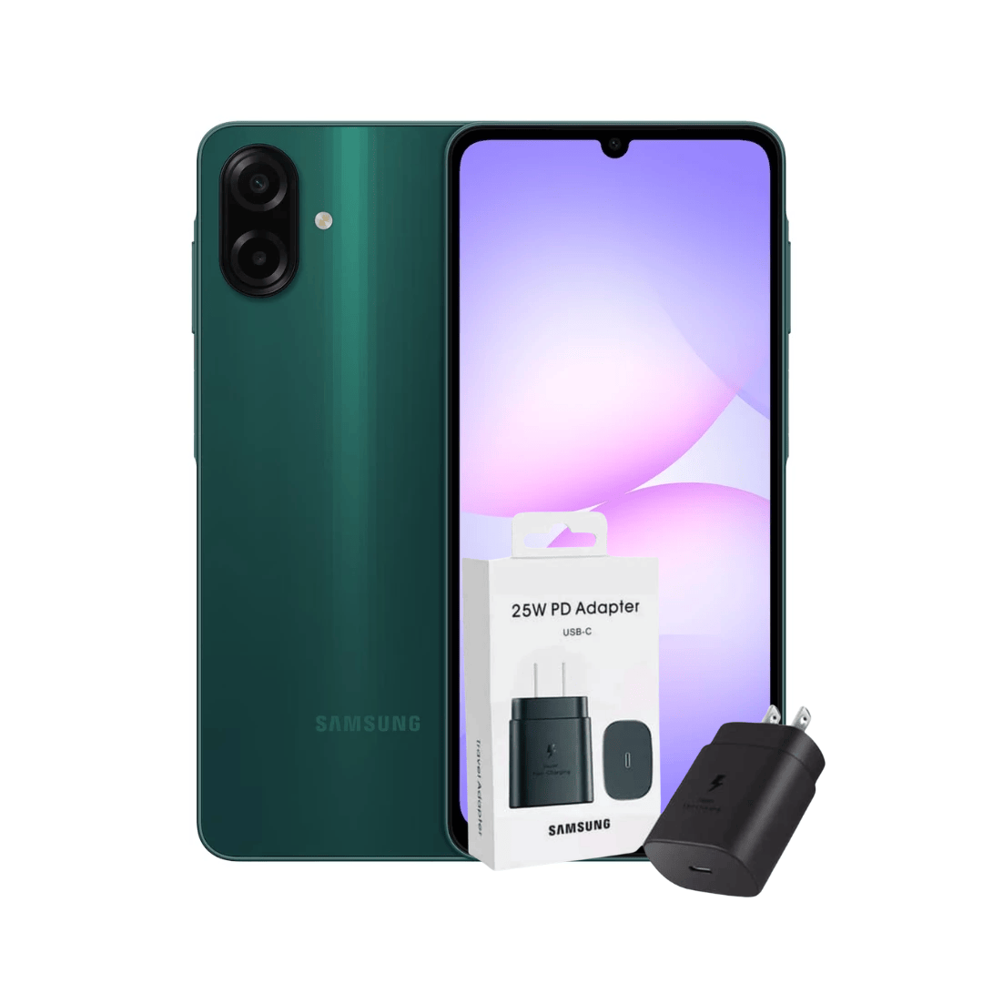 SAMSUNG GALAXY A07 128GB 6GB RAM + ADAPTADOR SAMSUNG ORIGINAL 25W