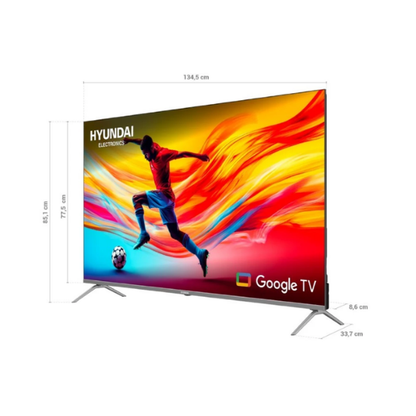 TELEVISOR HYUNDAI 60" GOOGLE TV SMART QLED TV