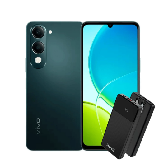 VIVO Y04 256GB | 4GB RAM + POWER BANK 10.00mAh HARVIC