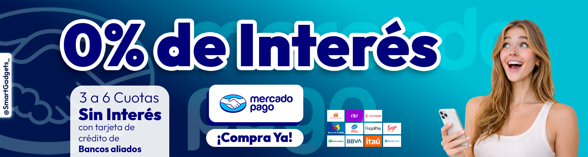 Paga con Mercado Pago en Smart Gadgets