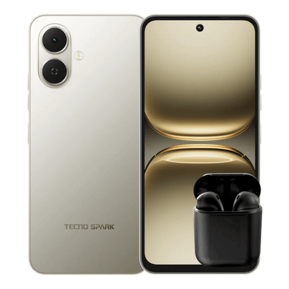 TECNO SPARK GO 2 64GB | 3 GB RAM + 3 EXTENDIBLE + AUDÍFONOS INALÁMBRICOS INPODS