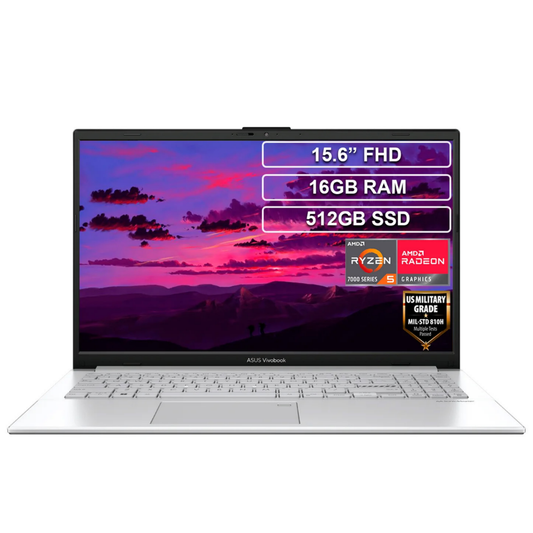 PORTATIL ASUS VIVOBOOK GO 15 512GB 16GB RAM RYZEN 5 7520U 15.6"