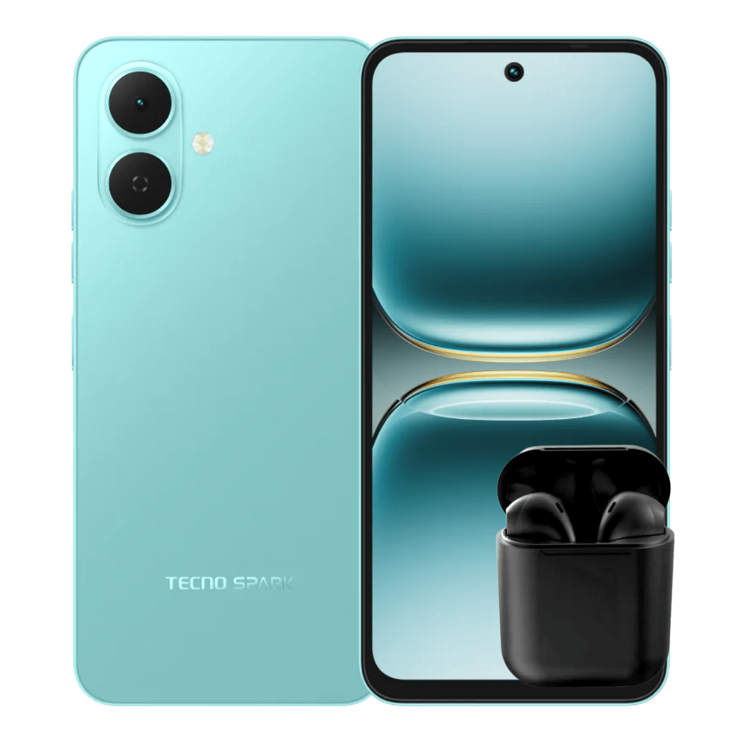 TECNO SPARK GO 2 64GB | 3 GB RAM + 3 EXTENDIBLE + AUDÍFONOS INALÁMBRICOS INPODS