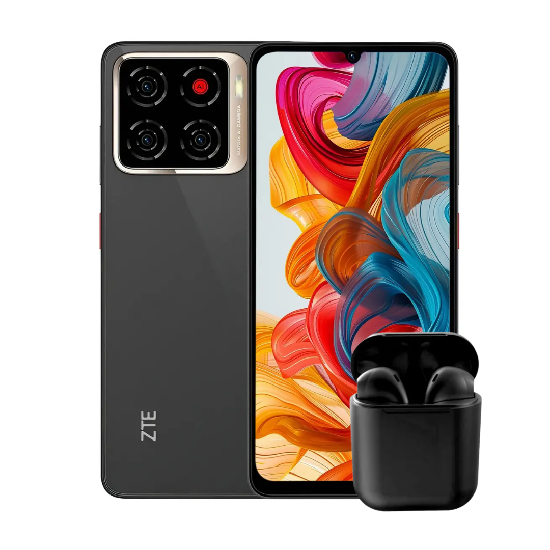 ZTE BLADE A56 128GB | 4GB RAM + AUDÍFONOS INALÁMBRICOS INPODS