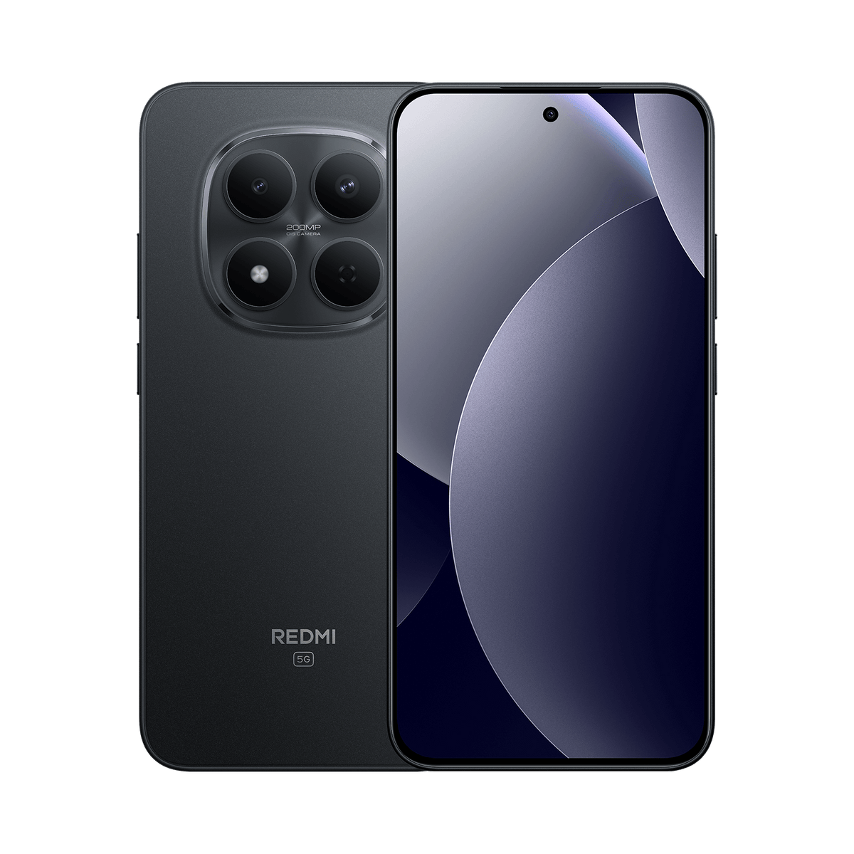 Xiaomi Redmi Note 15 Pro 5G 512GB negro, vista trasera con cámaras y pantalla encendida