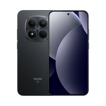 Xiaomi Redmi Note 15 Pro 5G 512GB negro, vista trasera con cámaras y pantalla encendida