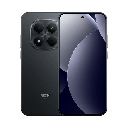 Xiaomi Redmi Note 15 Pro 5G 512GB negro, vista trasera con cámaras y pantalla encendida