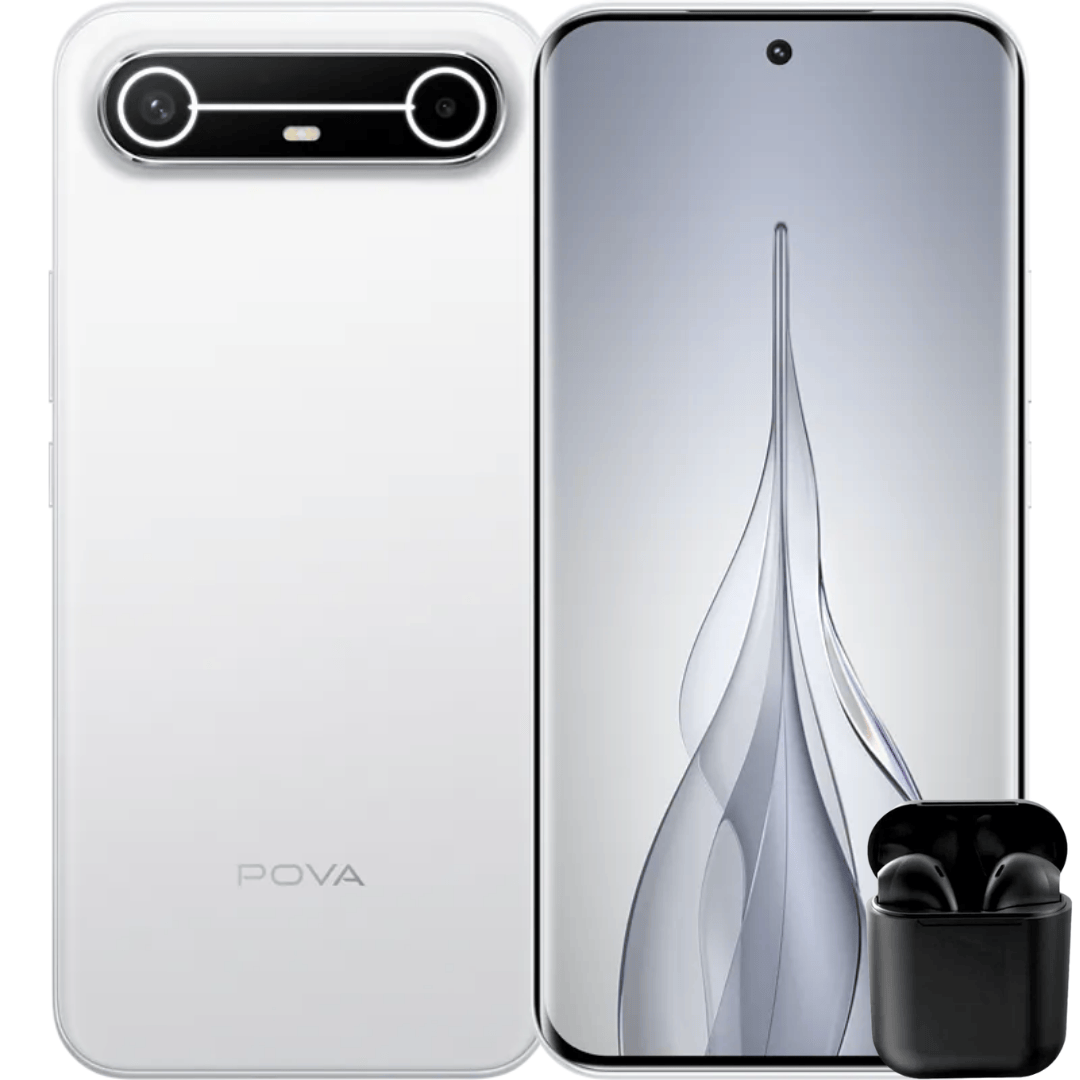 TECNO POVA SLIM 5G 256 GB | 8 GB RAM + 8 EXTENDIBLES |  + AUDÍFONOS INALÁMBRICOS INPODS