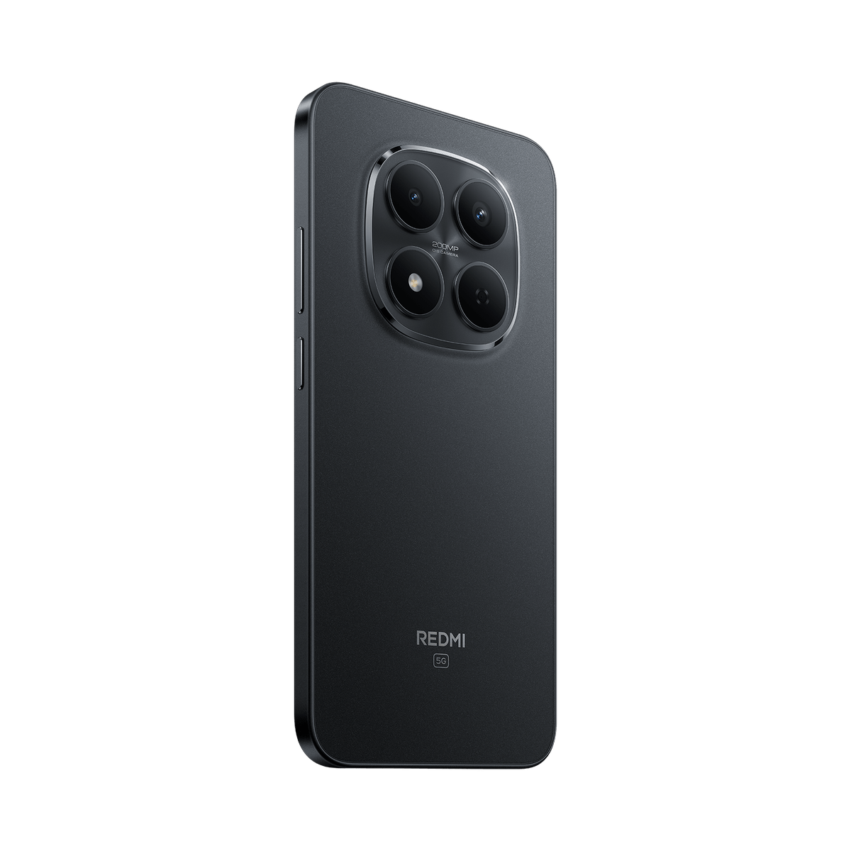 Xiaomi Redmi Note 15 Pro 5G 512GB negro, vista en ángulo de tres cuartos