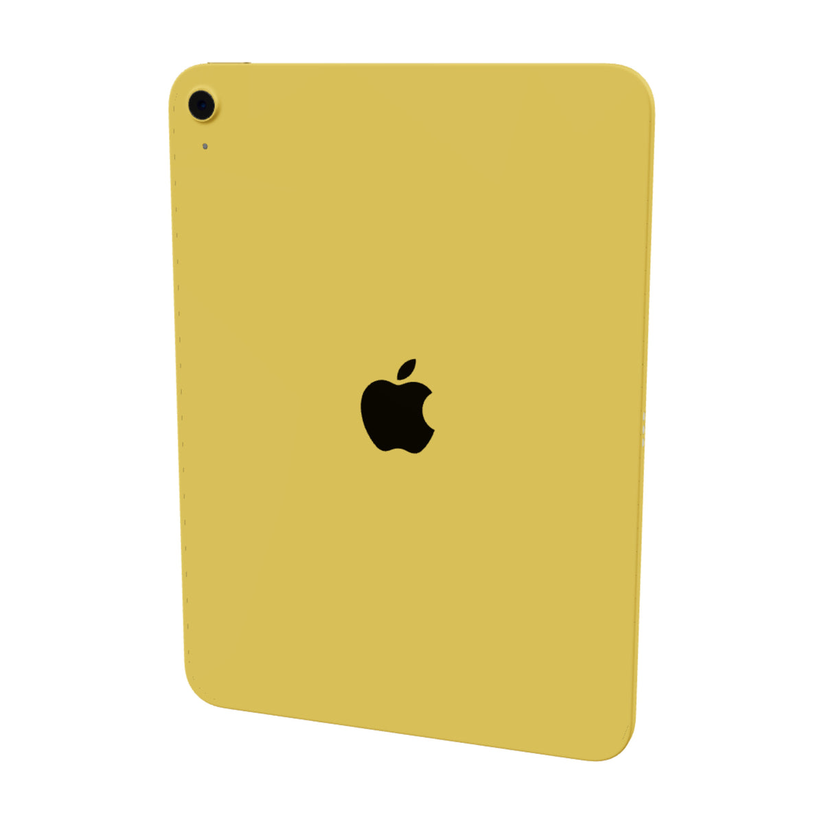 iPad A16 128GB | WiFi | 11" · Amarillo · vista 3D trasera