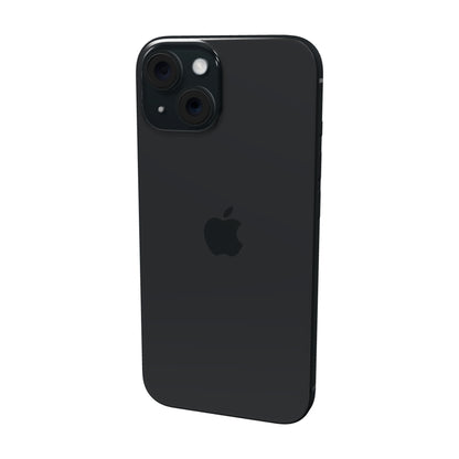 iPhone 15 128GB · Negro · vista 3D trasera