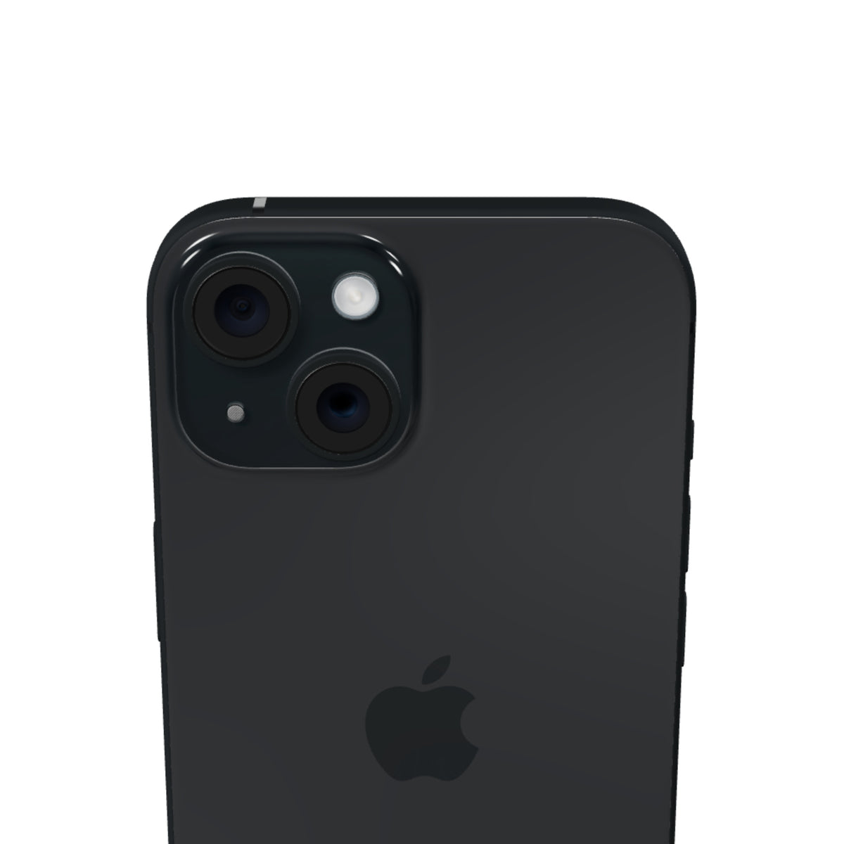 iPhone 15 128GB · Negro · detalle cámaras 3D