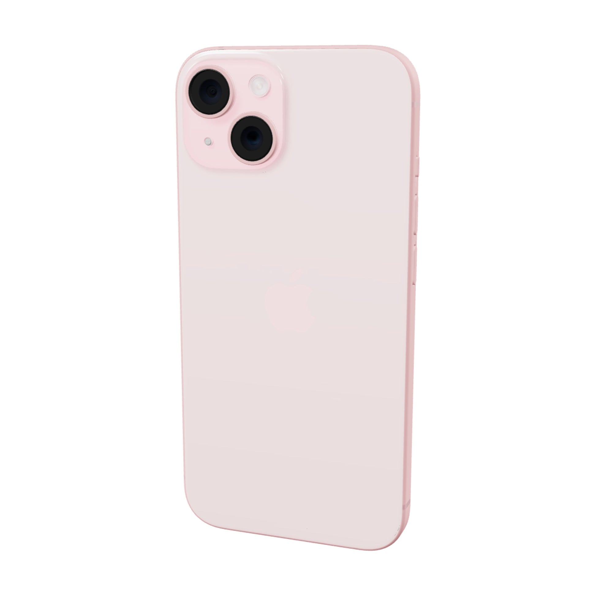 iPhone 15 128GB · Rosa · vista 3D trasera