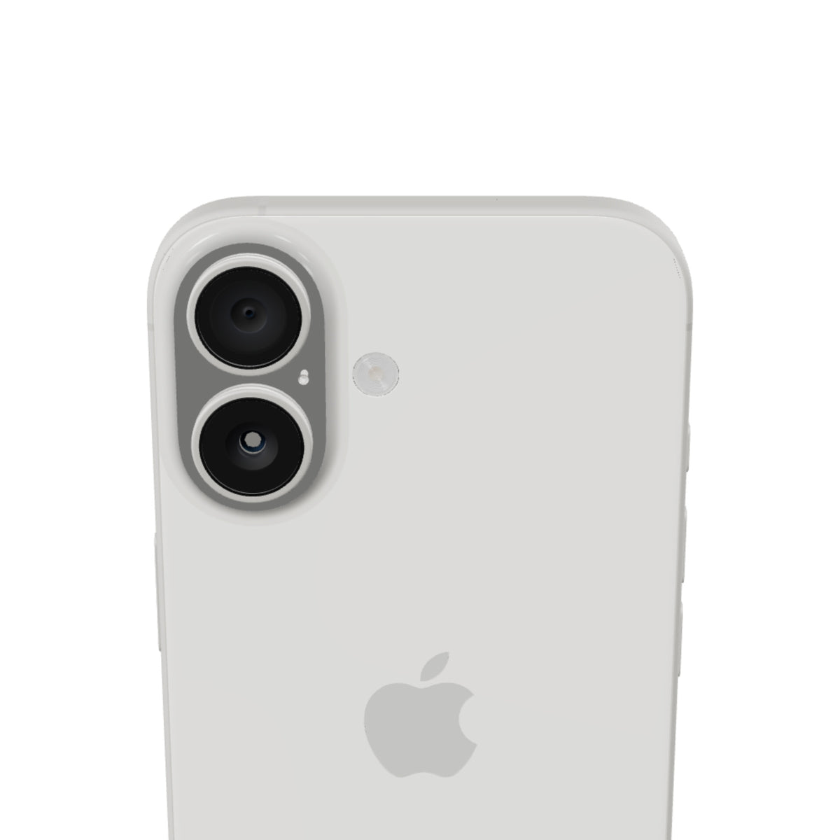 iPhone 16 128GB · Blanco · detalle cámaras 3D