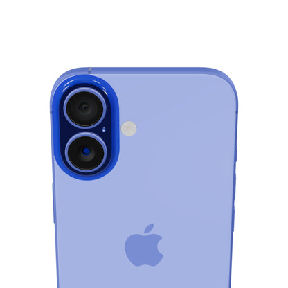 iPhone 16 128GB · Azul · detalle cámaras 3D