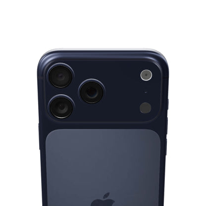 IPHONE 17 PRO MAX 512GB · Azul Intenso · detalle cámaras 3D