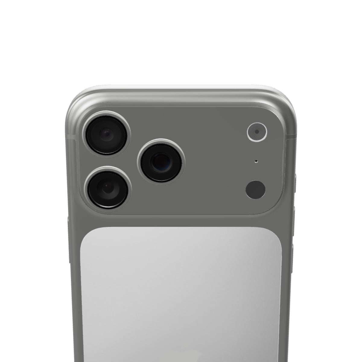 IPHONE 17 PRO MAX 512GB · Plata · detalle cámaras 3D