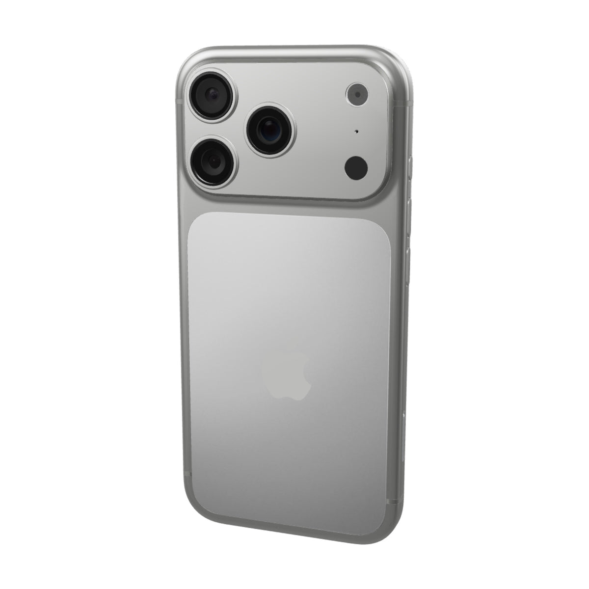 IPHONE 17 PRO 512GB · PLATA · vista 3D trasera