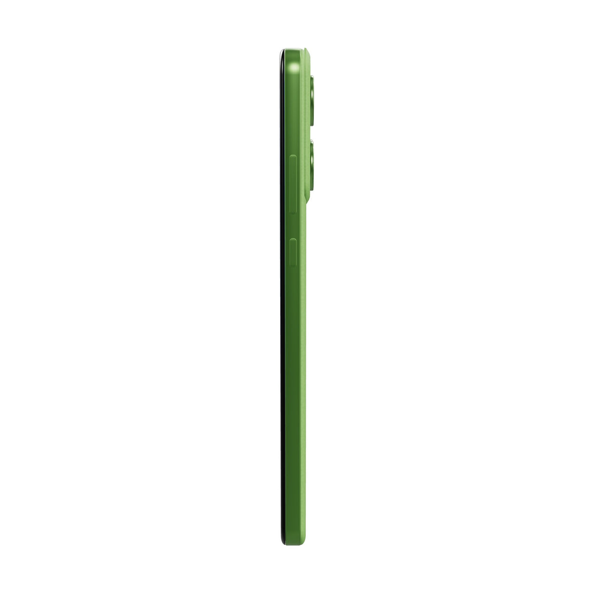 Motorola Edge 60 512GB verde, vista de canto mostrando el grosor