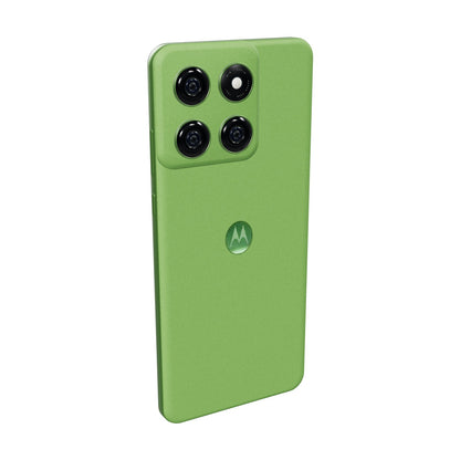 Motorola Edge 60 512GB verde, vista en ángulo de tres cuartos