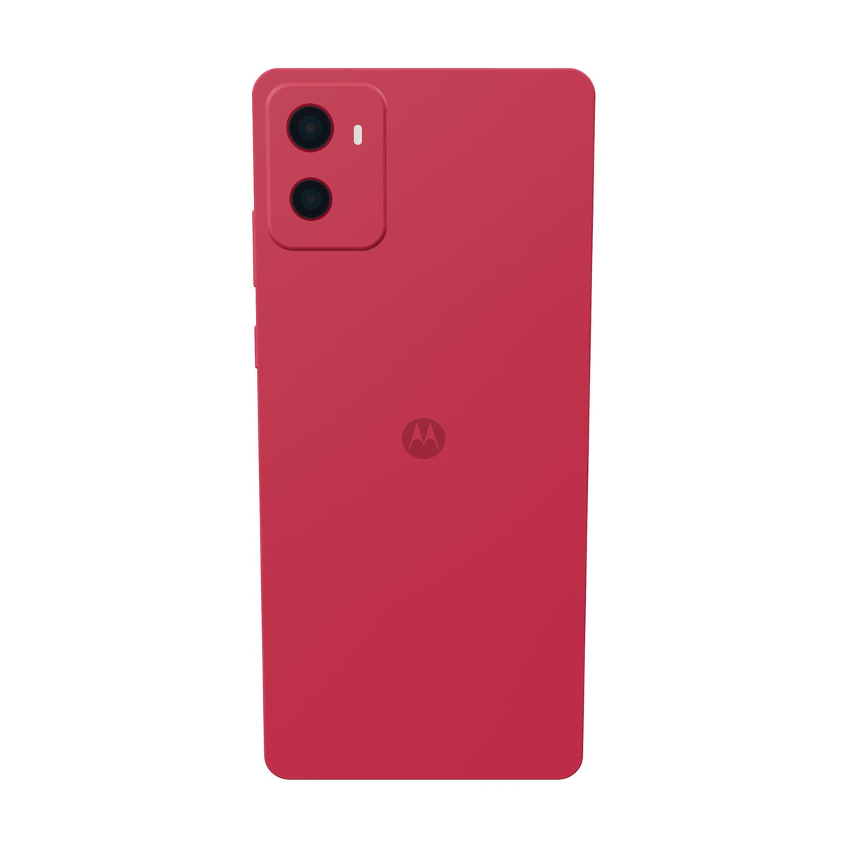Motorola G05 256GB rojo, vista trasera con la cámara