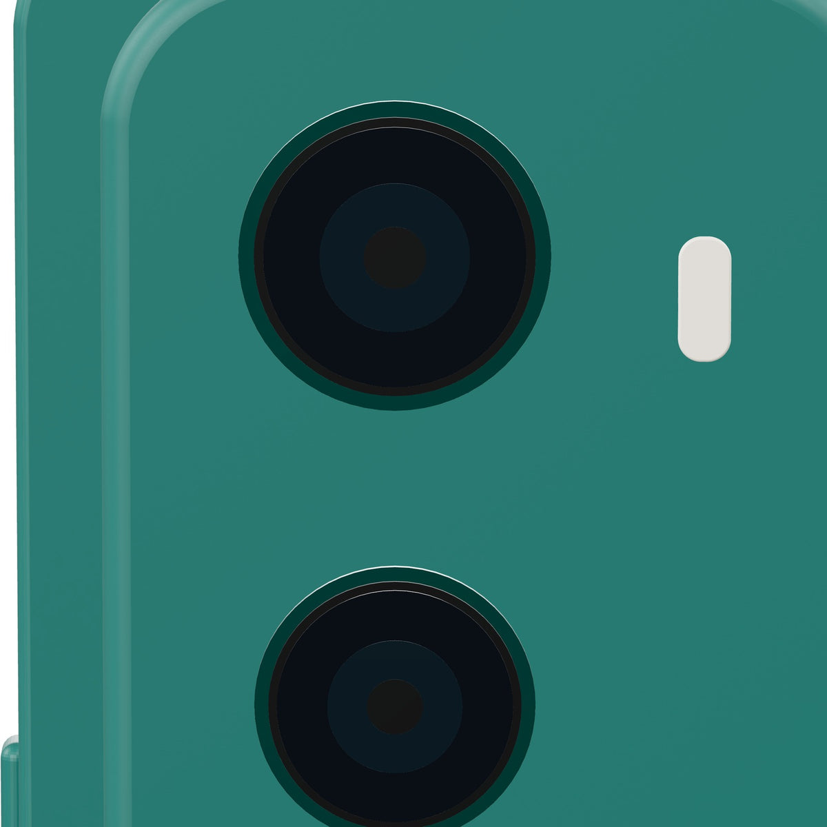 Motorola G05 256GB verde, primer plano de la isla de cámaras