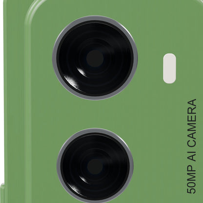 Motorola G06 256GB verde, primer plano de la isla de cámaras