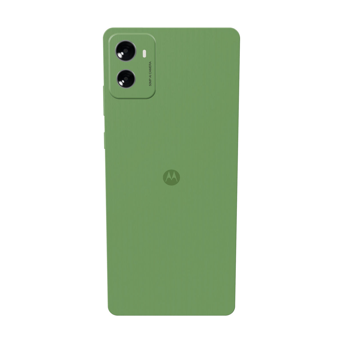 Motorola G06 256GB verde, vista trasera con la cámara