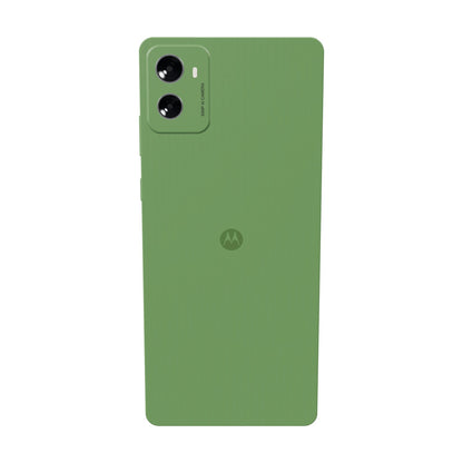 Motorola G06 256GB verde, vista trasera con la cámara