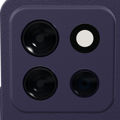 Motorola G17 Power 256GB morado, primer plano de la isla de cámaras