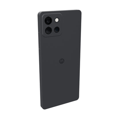 Motorola G56 256GB azul marino, vista en ángulo de tres cuartos