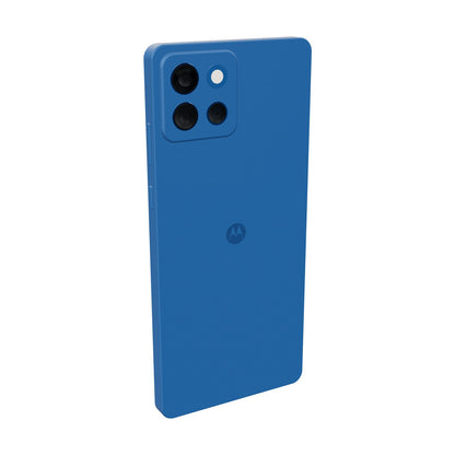 Motorola G56 256GB azul, vista en ángulo de tres cuartos