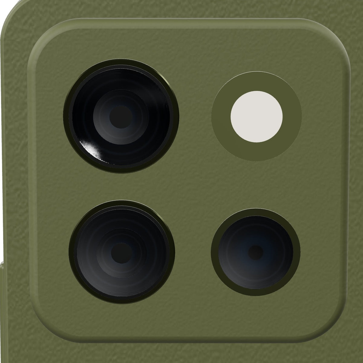 Motorola G56 256GB verde, primer plano de la isla de cámaras