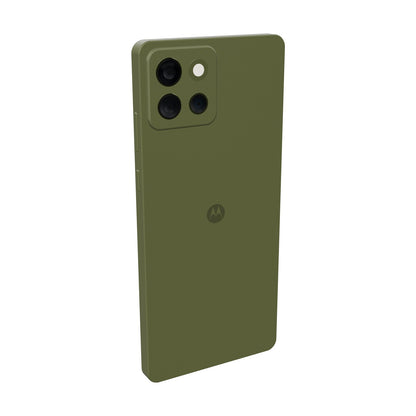 Motorola G56 256GB verde, vista en ángulo de tres cuartos