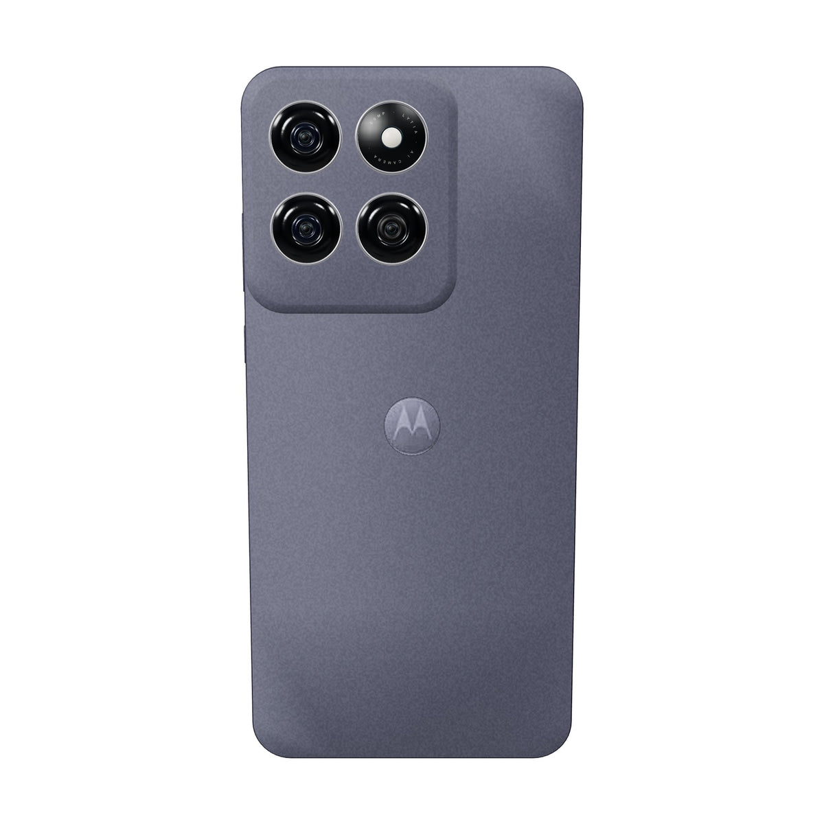 Motorola G67 256GB gris, vista trasera con la cámara