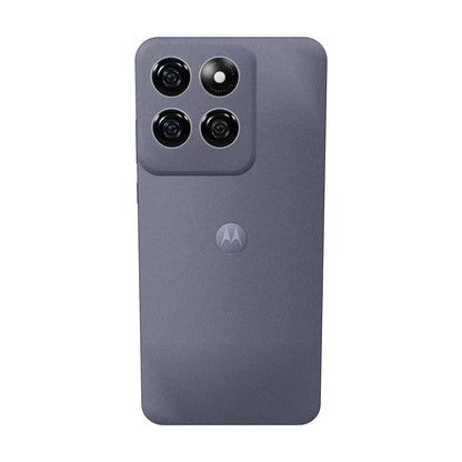 Motorola G67 256GB gris, vista trasera con la cámara